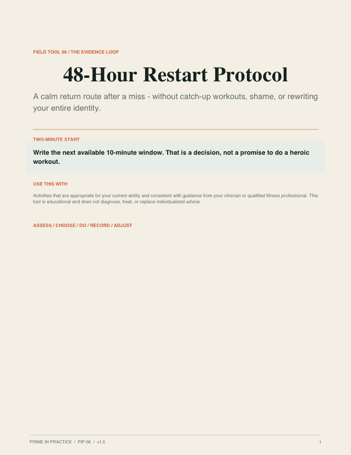 Cover preview of 48-Hour Restart Protocol