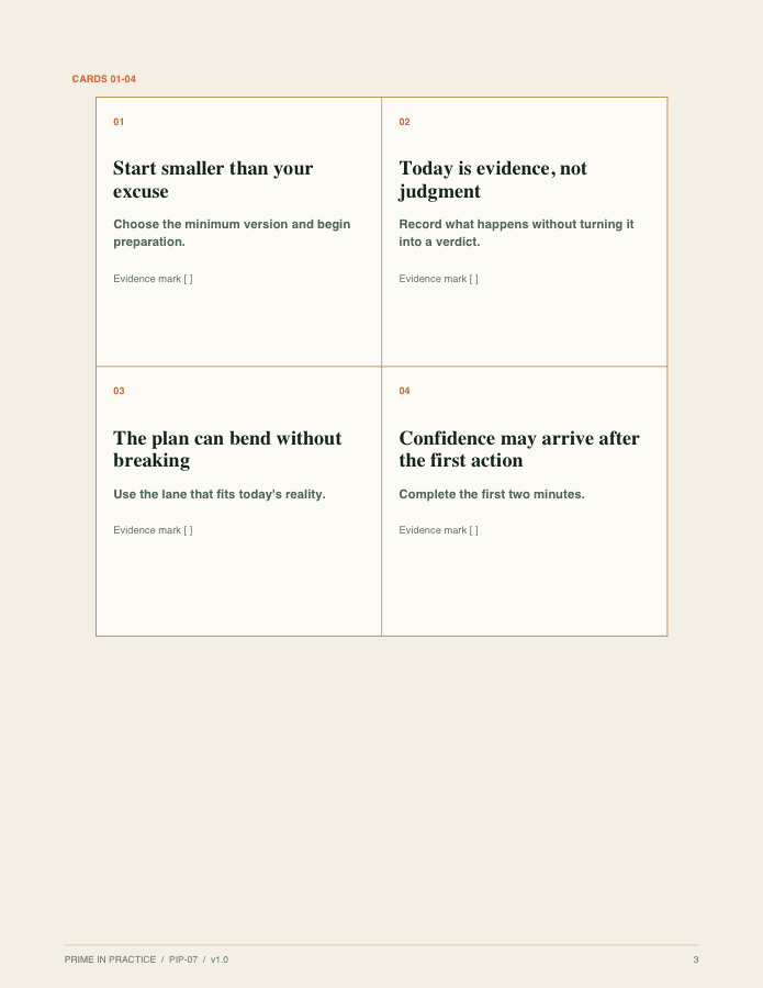 Cover preview of Capable Self-Talk Cards